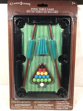 Pool Table Game Mini With Cues