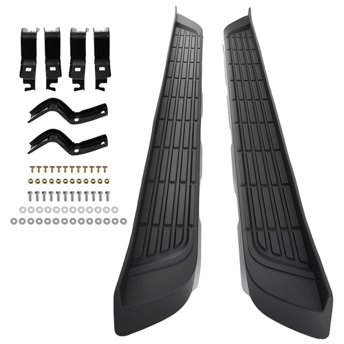 Black side steps - black, board
