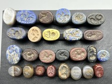 Sassanian Roman Greek  Intaglio  Stamp Seal,merchandise Signet Seals Lot ,26 P
