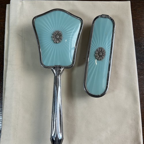 Vintage guilloche vanity nylon - vanity,