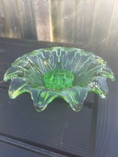 Art Deco Green Glass 'Frog and