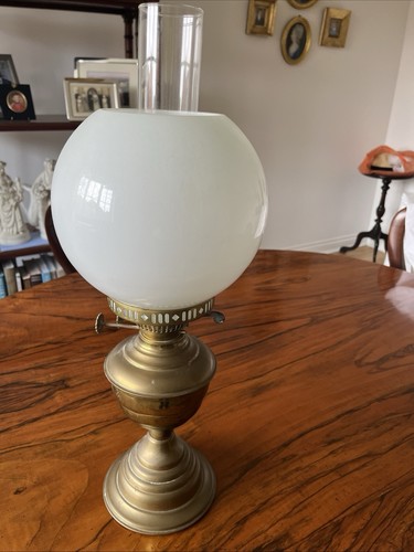 Victorian brass oil - brass, &