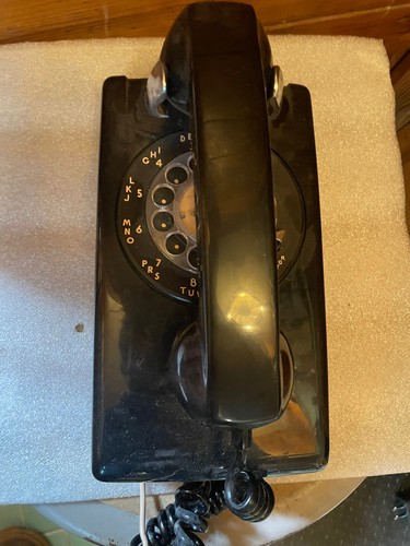 Vintage itt black rotary dial - black,