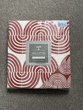 Dunelm Single Red Duvet Cover