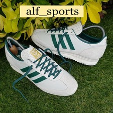 ❤ BNWB & Authentic adidas originals ® SL 72 OG Trainers White & Green UK Size 8