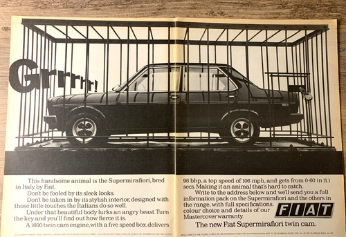 Fiat supermirafiori twin cam - fiat,
