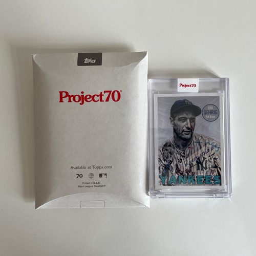 Topps project70 lou gehrig - lou,