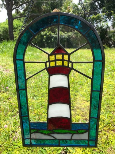 Hand made stained - hand, glass