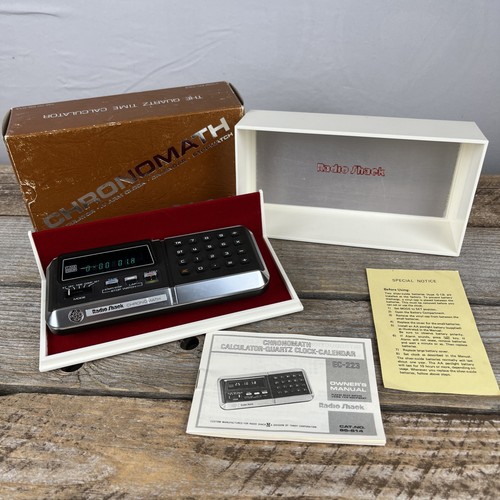 Vintage radioshack chronomath - vintage,
