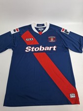 Carlisle United FC 2012/13 FILA Home Football Shirt L Eddie Stobart Vintage