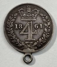 1861 MAUNDY 4d FOUR PENCE