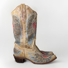 Corral Vintage Women's Western Boots Brown Leather Pointed Toe 1976 Size 7.5