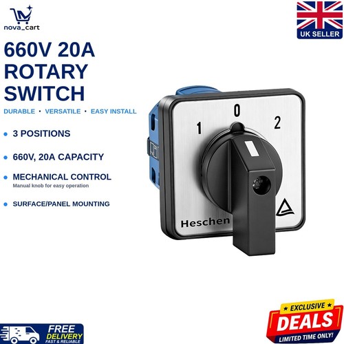 660v 20a rotary switch - -, 3