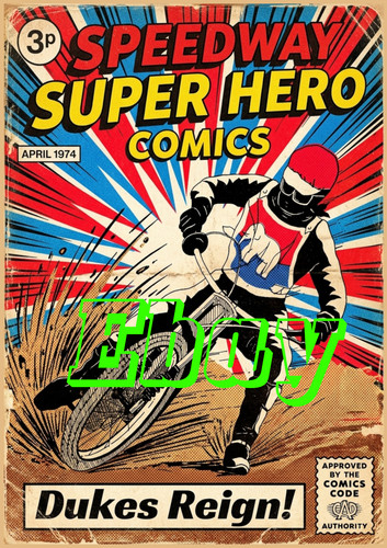Halifax speedway comic - halifax, book