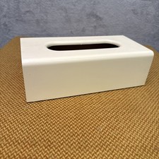 Vintage MCM 1960’s Cream Bakelite Tissue/ Napkin Holder - Made In England 10.5”