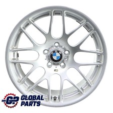 BMW E46 M3 Rear Silver Wheel Alloy RIm 19" 9.5J ET:27 M Styling 163 2282660