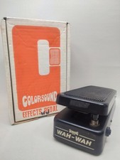 Vintage Colorsound Wah-Wah 1978–1981 Fully Working Original Box Made in England