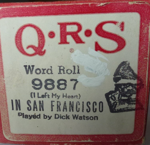 Pianola word roll - pianola,