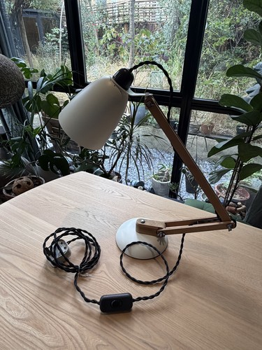 Vintage wooden arm maclamp - vintage,