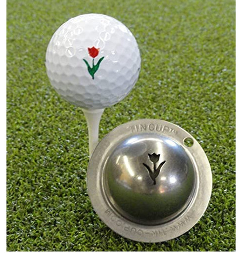 Tin cup metal - golf, ball