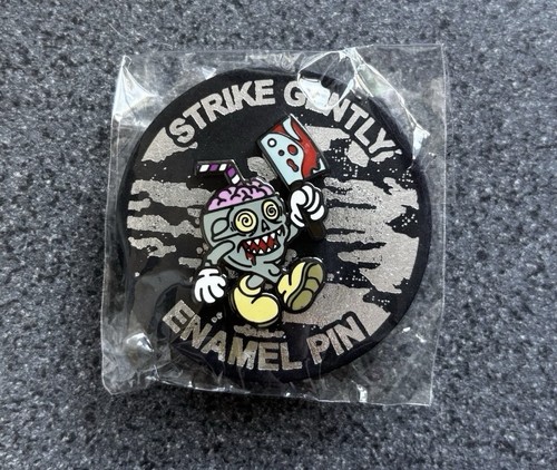 Strike gently enamel pin badge - enamel,