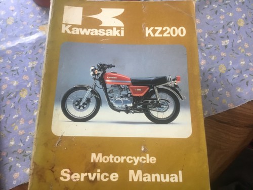 Kawasaki 200 sercive manual - kz,