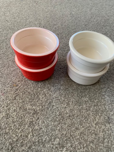 Cermer ramekins red and - ramekins,