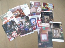 Vintage Cross Stitch Charts x 10 Christmas Themes