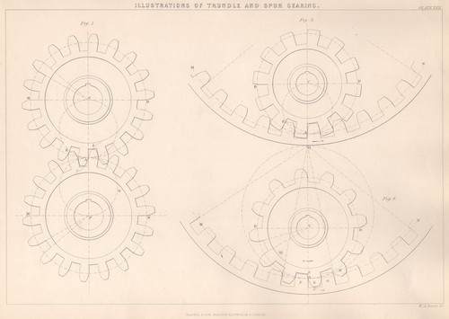 Victorian engineering drawing - victorian,