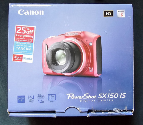 Canon powershot sx150 - canon,