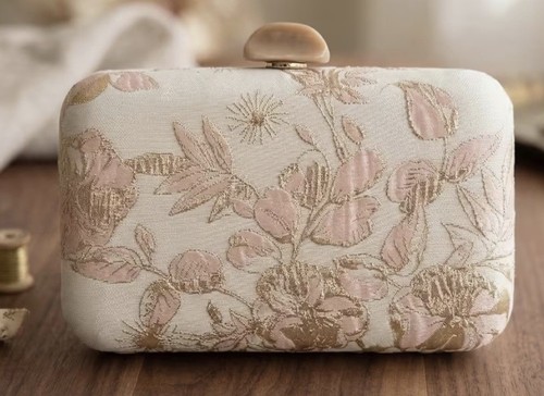 Cream clutch womens - cream, ladies