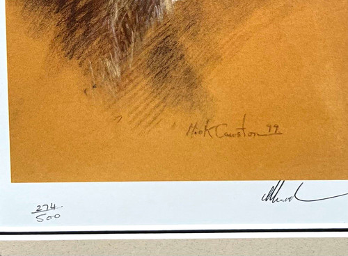 Mick cawston signed numbered - cawston,