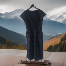 Next Maxi Dress Size 14 Blue Lace Victorian Edwardoan Style Retro Party Long