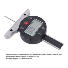 Depth Gauge High Accuracy LCD Screen Electronic Digital Depth Gauge With USB