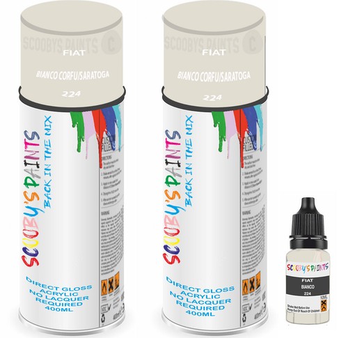 For fiat paint spray - fiat, bianco