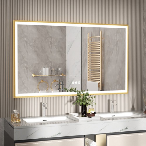 Oversize anti fog led bathroom - led,