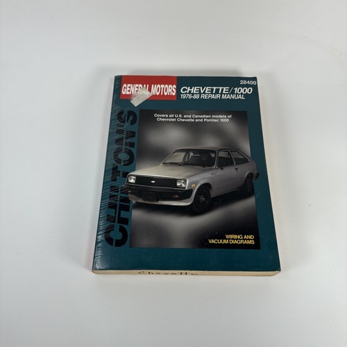 Chilton 28400 chevette - chilton’s,
