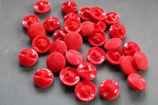 Bulk Lot of Vintage Czech Red