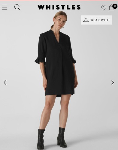 Black sonia dress whistles - sonia,
