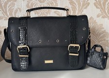 River Island Black Satchel Bag