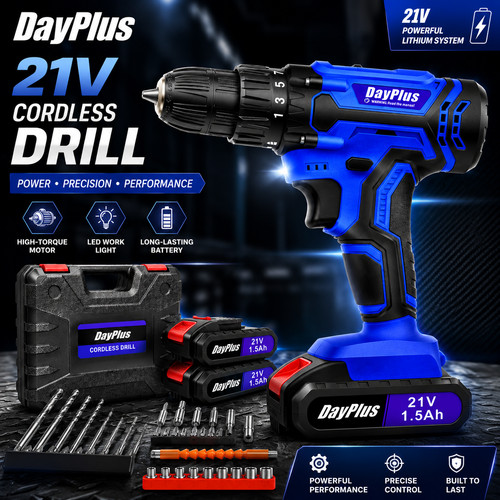 Battery 21v cordless drill - 2,