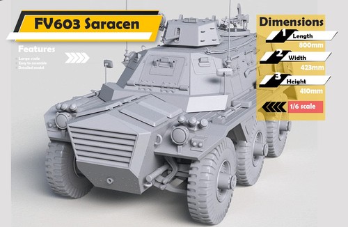 Scale british fv603 - 1/6,