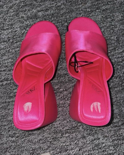 Zara pink platform heels - zara,