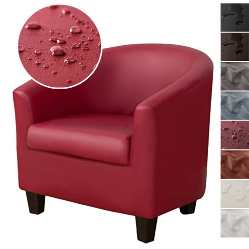 Leather tub chair - pu,