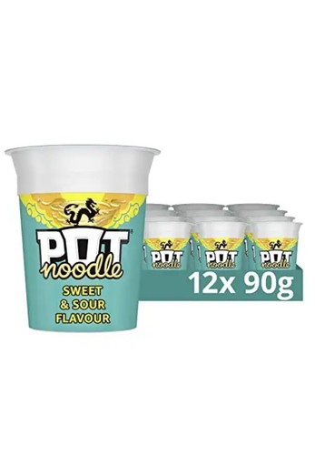 Pot noodles sweet - noodles, 12x90g