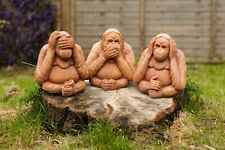 Monkey Garden Ornament Set 3pc