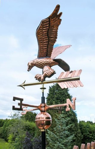 Weathervane polished copper - weathervane,