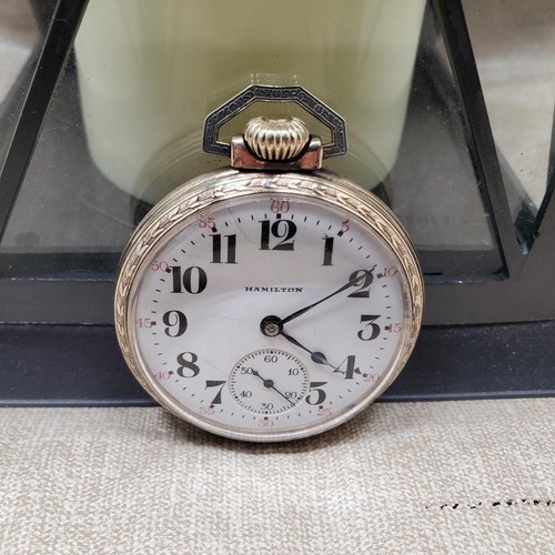 Vintage 1924 hamilton - vintage, gold