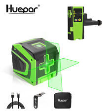 Huepar 5011G Self leveling Laser Level with Built-In Lithium Battery + Receiver