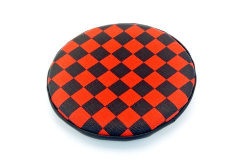 Red black checkered - red, 6inch
